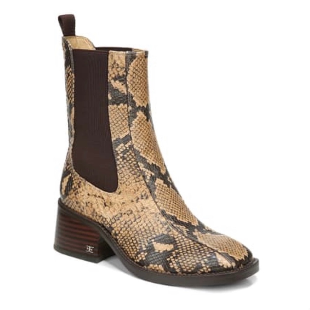 Sam Edelman Dark Wheat Multi Dasha Chelsea Boot